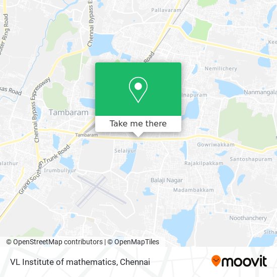 VL Institute of mathematics map