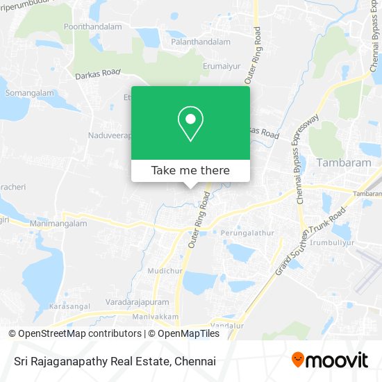 Sri Rajaganapathy Real Estate map