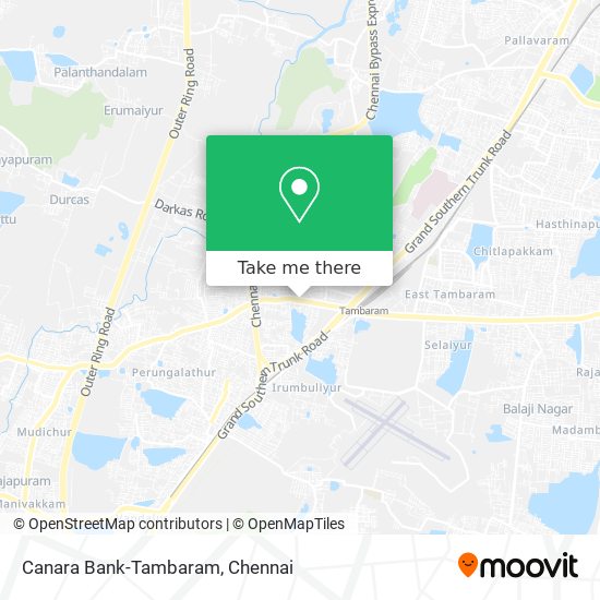 Canara Bank-Tambaram map