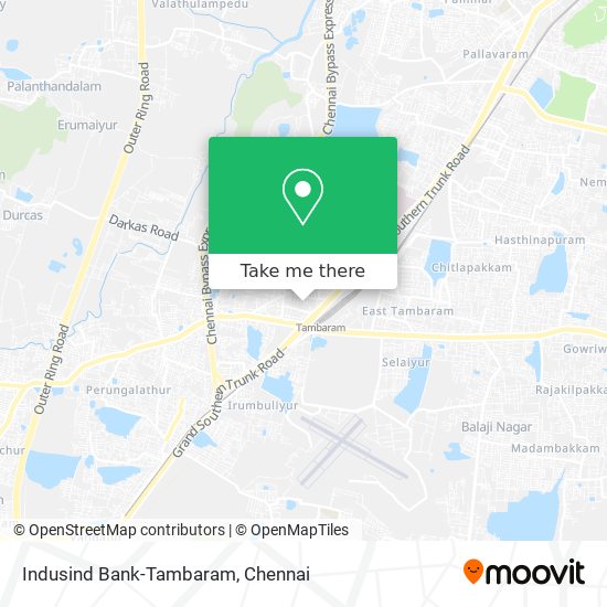 Indusind Bank-Tambaram map