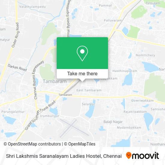 Shri Lakshmis Saranalayam Ladies Hostel map