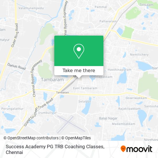 Success Academy PG TRB Coaching Classes map