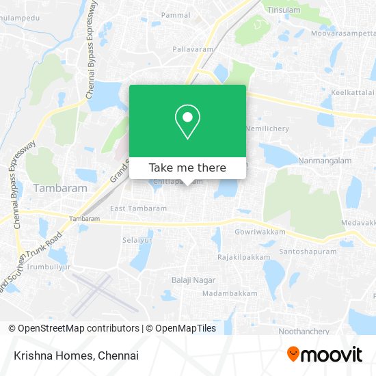 Krishna Homes map