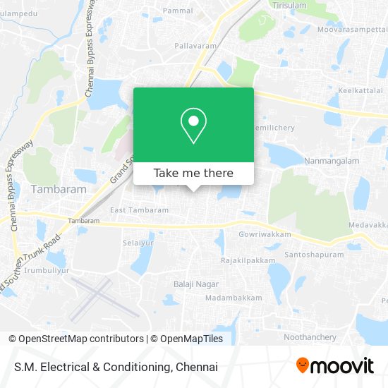 S.M. Electrical & Conditioning map