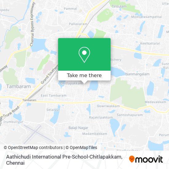 Aathichudi International Pre-School-Chitlapakkam map