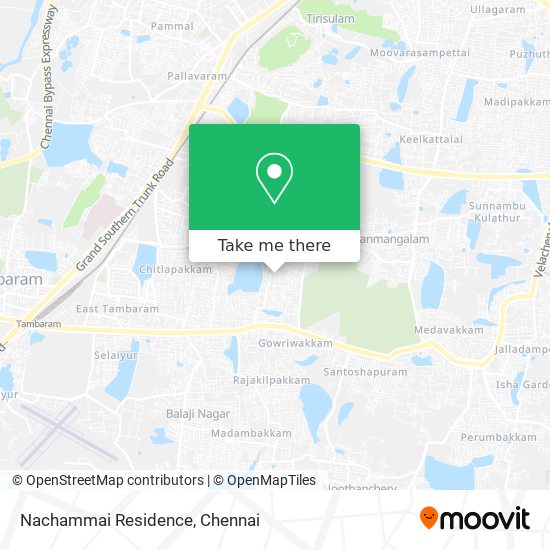 Nachammai Residence map