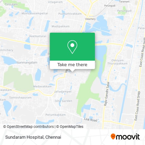 Sundaram Hospital map