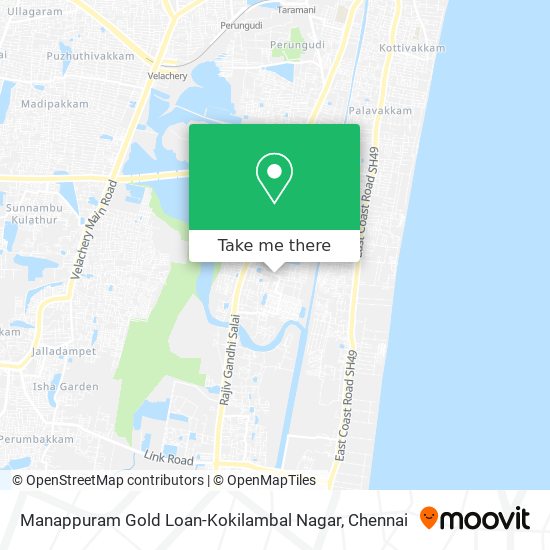 Manappuram Gold Loan-Kokilambal Nagar map