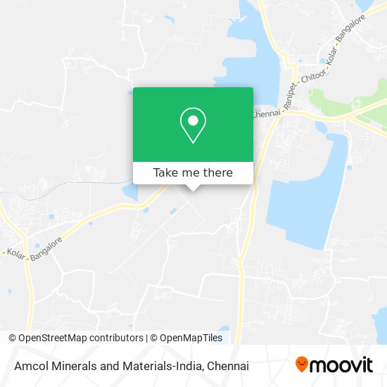 Amcol Minerals and Materials-India map