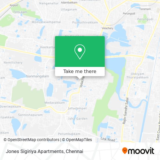 Jones Sigiriya Apartments map