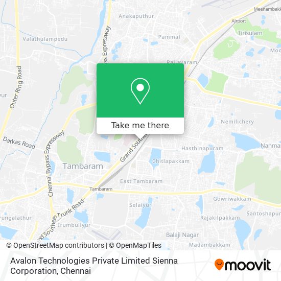 Avalon Technologies Private Limited Sienna Corporation map