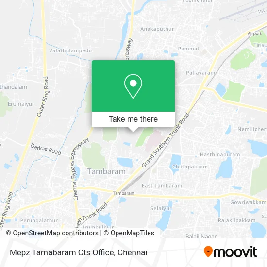Mepz Tamabaram Cts Office map