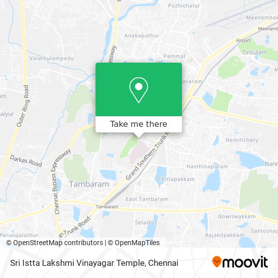 Sri Istta Lakshmi Vinayagar Temple map