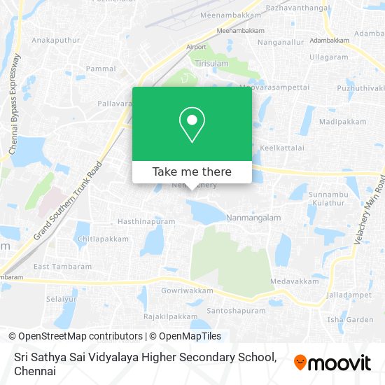 Sri Sathya Sai Vidyalaya Higher Secondary School map