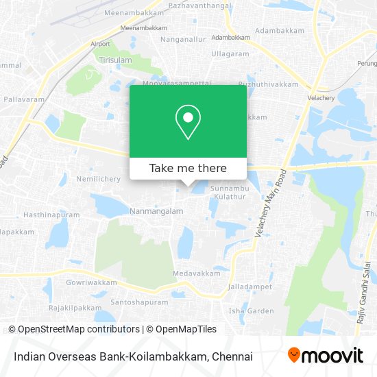 Indian Overseas Bank-Koilambakkam map