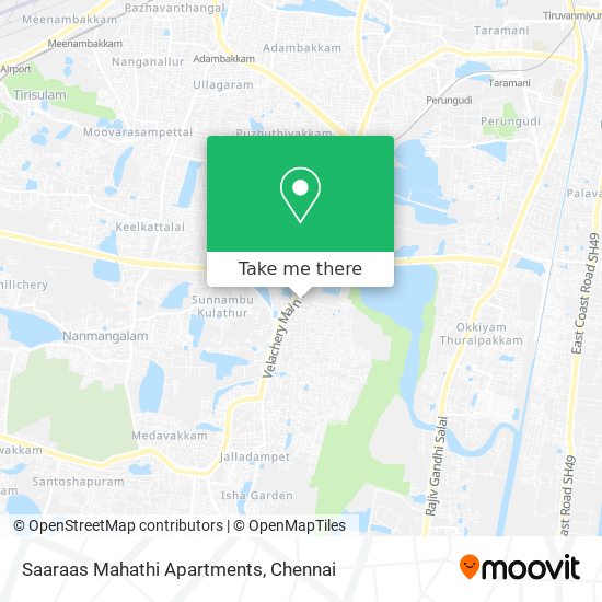 Saaraas Mahathi Apartments map