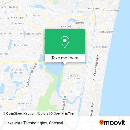 Hexaware Technologies map