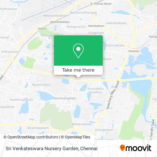 Sri Venkateswara Nursery Garden map