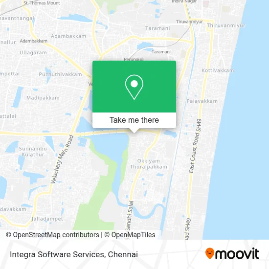 Integra Software Services map