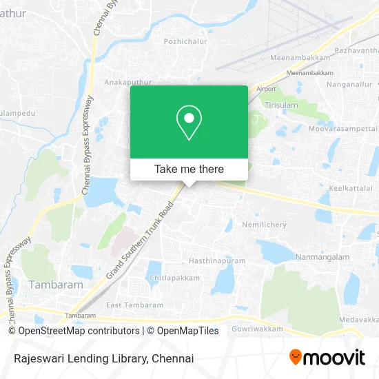 Rajeswari Lending Library map