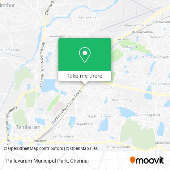 Pallavaram Municipal Park map