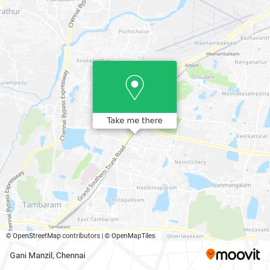Gani Manzil map