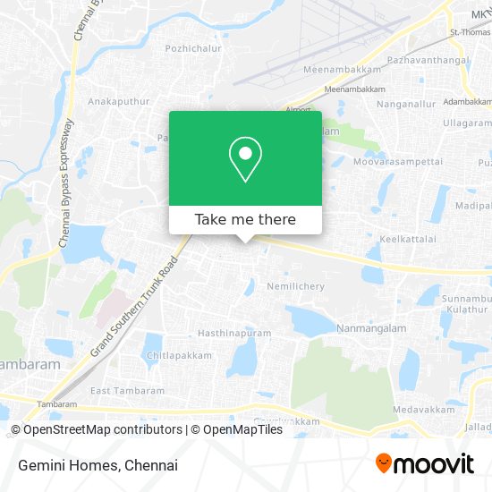 Gemini Homes map