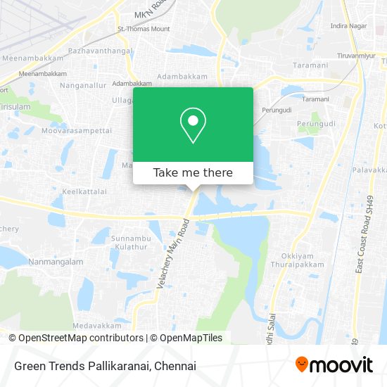 Green Trends Pallikaranai map
