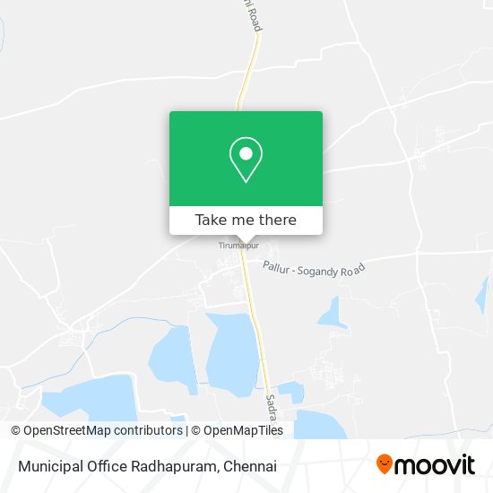 Municipal Office Radhapuram map