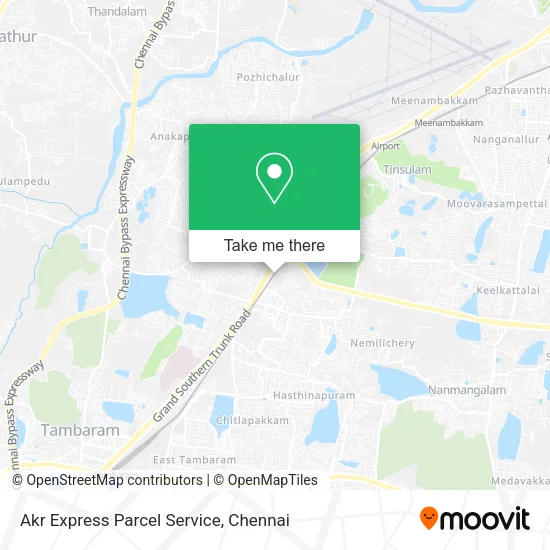Akr Express Parcel Service map