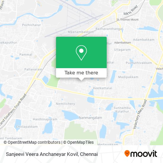 Sanjeevi Veera Anchaneyar Kovil map