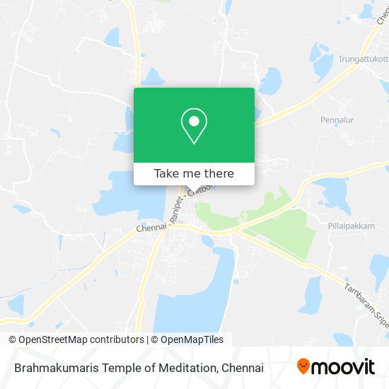 Brahmakumaris Temple of Meditation map