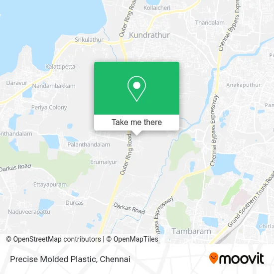 Precise Molded Plastic map