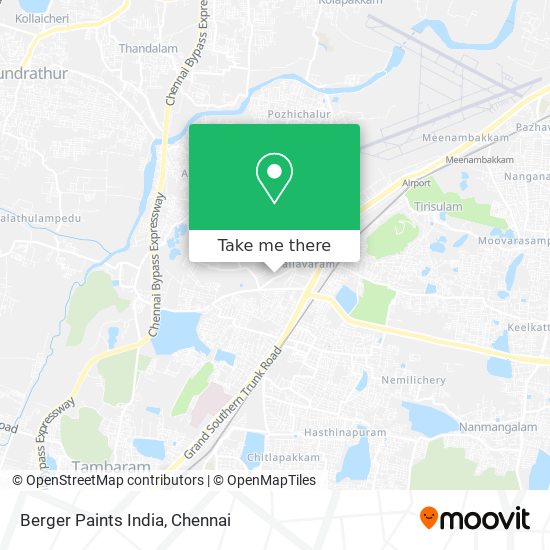 Berger Paints India map