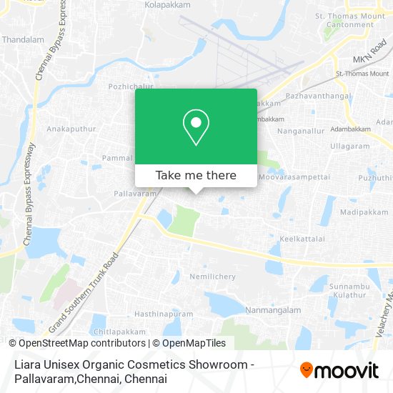 Liara Unisex Organic Cosmetics Showroom -Pallavaram,Chennai map