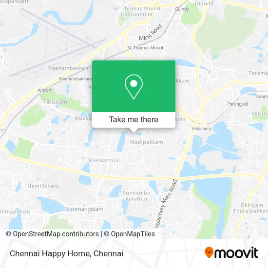 Chennai Happy Home map