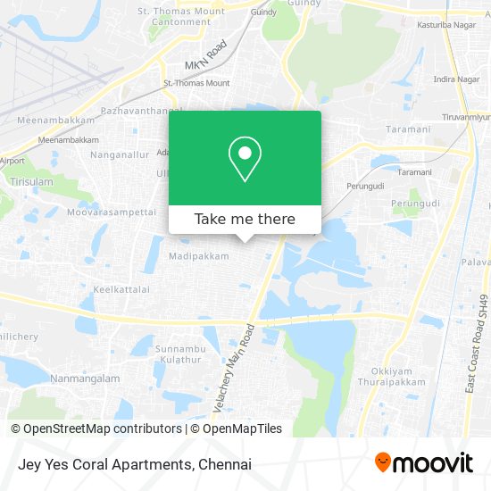 Jey Yes Coral Apartments map