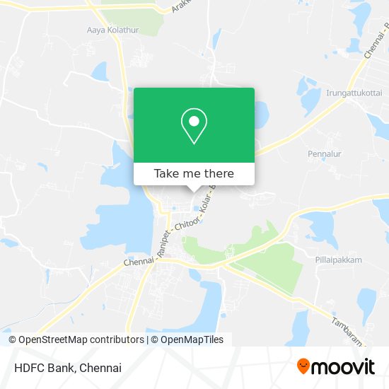 HDFC Bank map