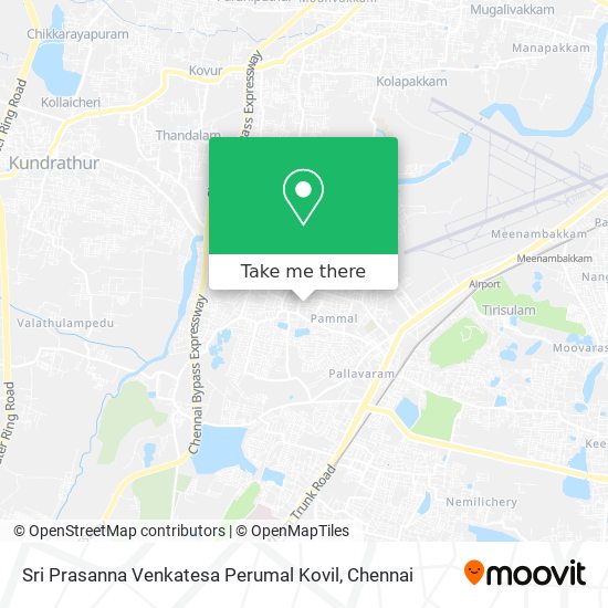 Sri Prasanna Venkatesa Perumal Kovil map