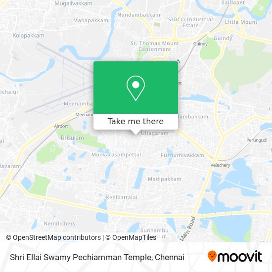 Shri Ellai Swamy Pechiamman Temple map