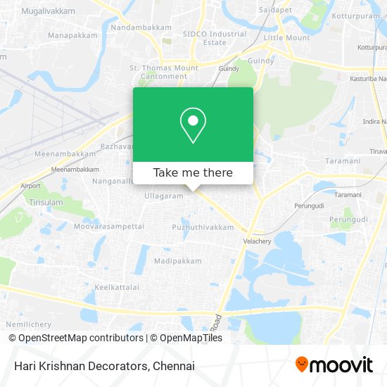 Hari Krishnan Decorators map
