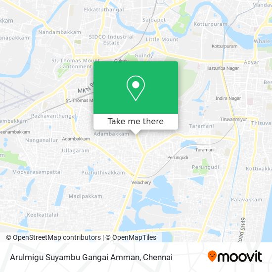 Arulmigu Suyambu Gangai Amman map