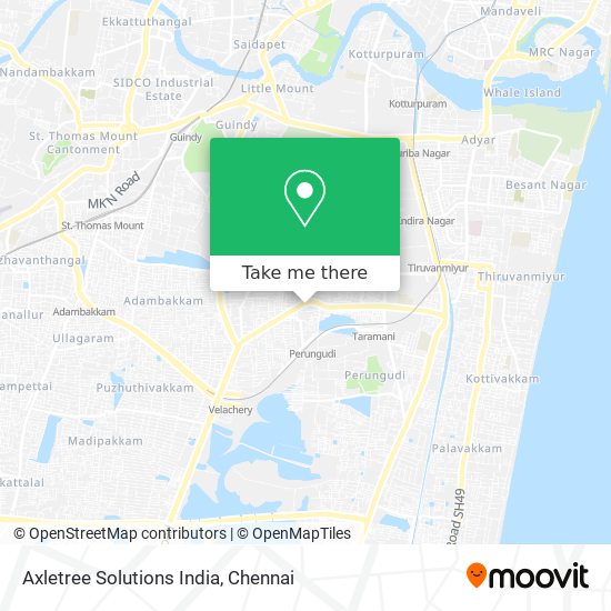 Axletree Solutions India map