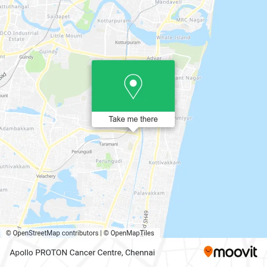 Apollo PROTON Cancer Centre map