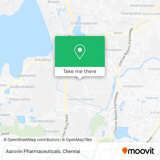 Aarovin Pharmaceuticals map