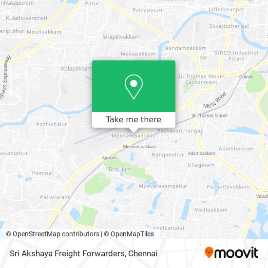 Sri Akshaya Freight Forwarders map