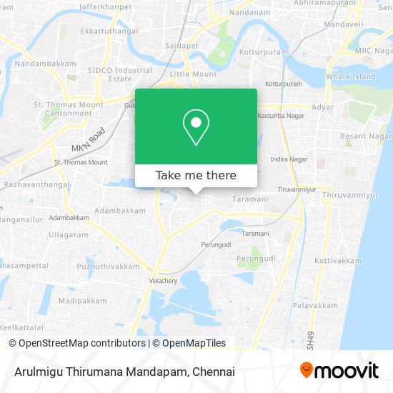 Arulmigu Thirumana Mandapam map