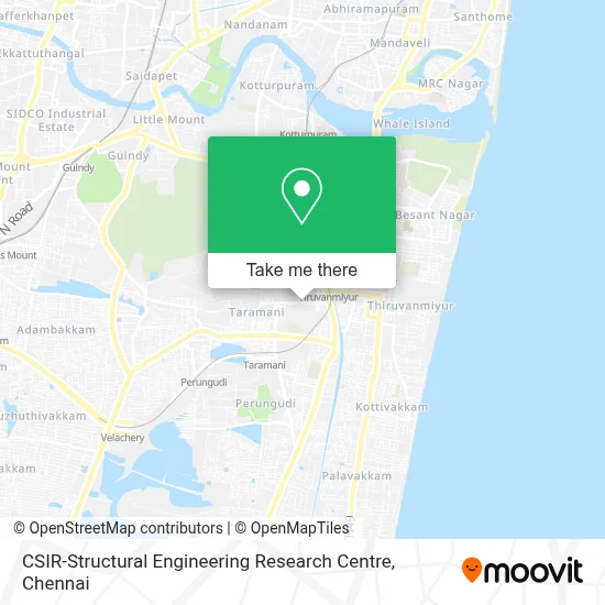 Csir-Structural Engineering Research Centre map