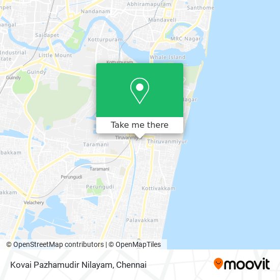 Kovai Pazhamudir Nilayam map