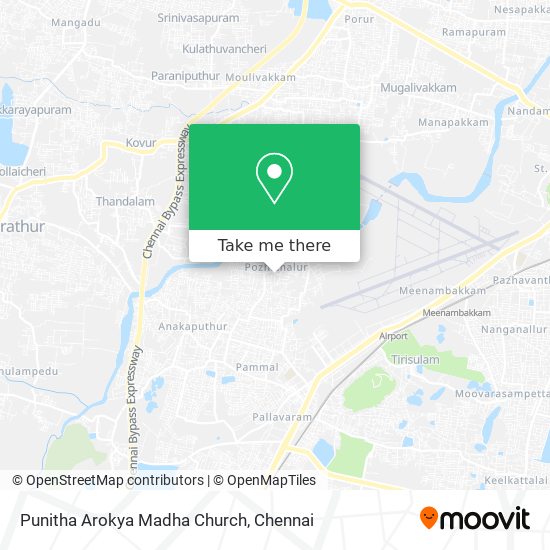 Punitha Arokya Madha Church map